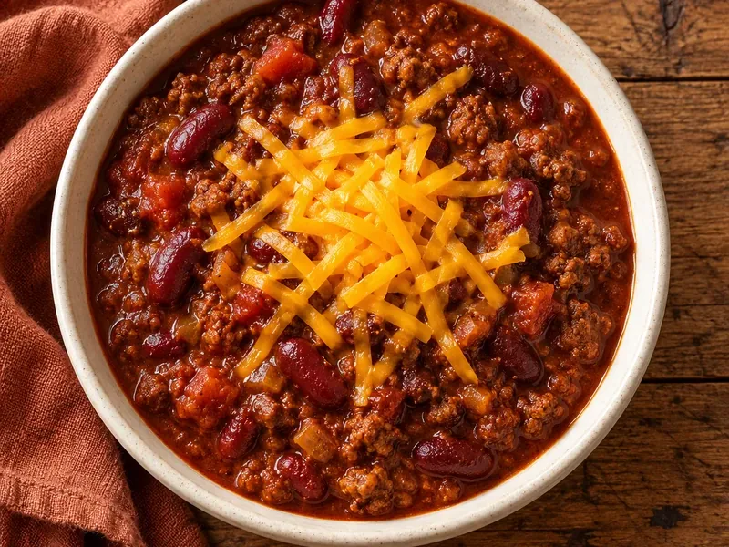 One-Pot Chili, as the finished dish
