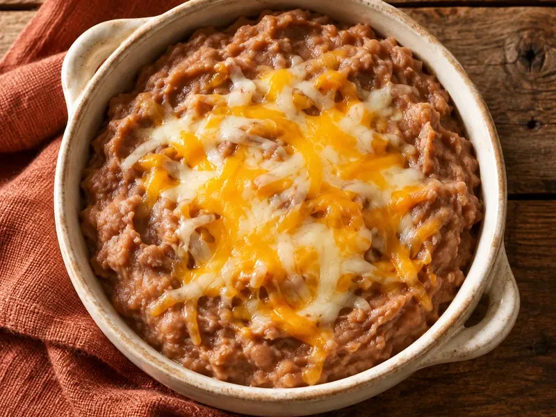 Refried Beans, as the finished dish