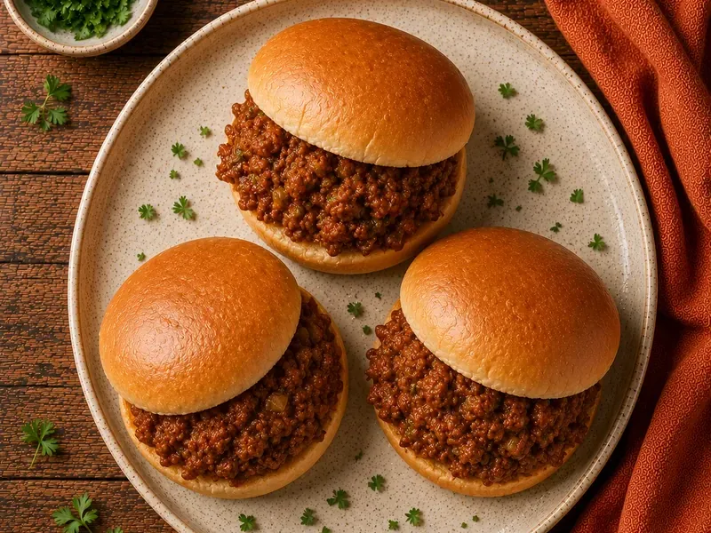 Sloppy Joes, as the finished dish